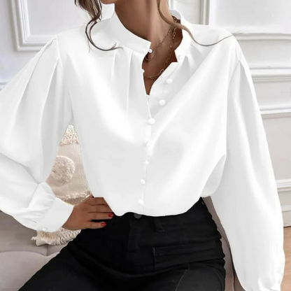 Damesblouse Bloemenprint Elegante Omslagkraag - Mode Vibes