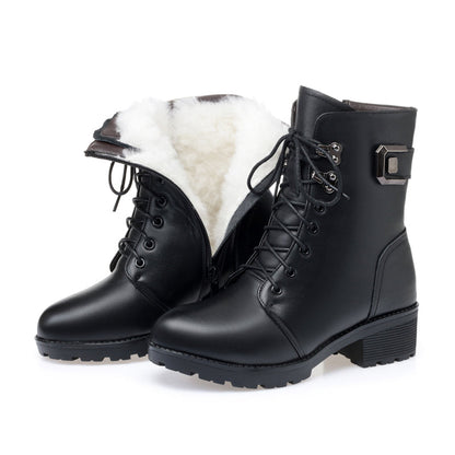 Dames Boots Warm en Wol Binnenkant