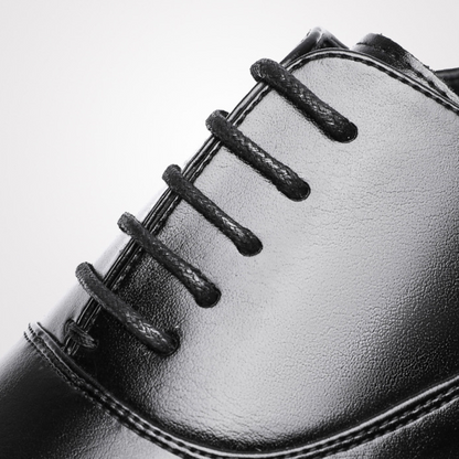 Erik | Klassieke leren schoenen in de kleur Zwart voor heren in Heritage stijl geschikt voor alle seizoenen.