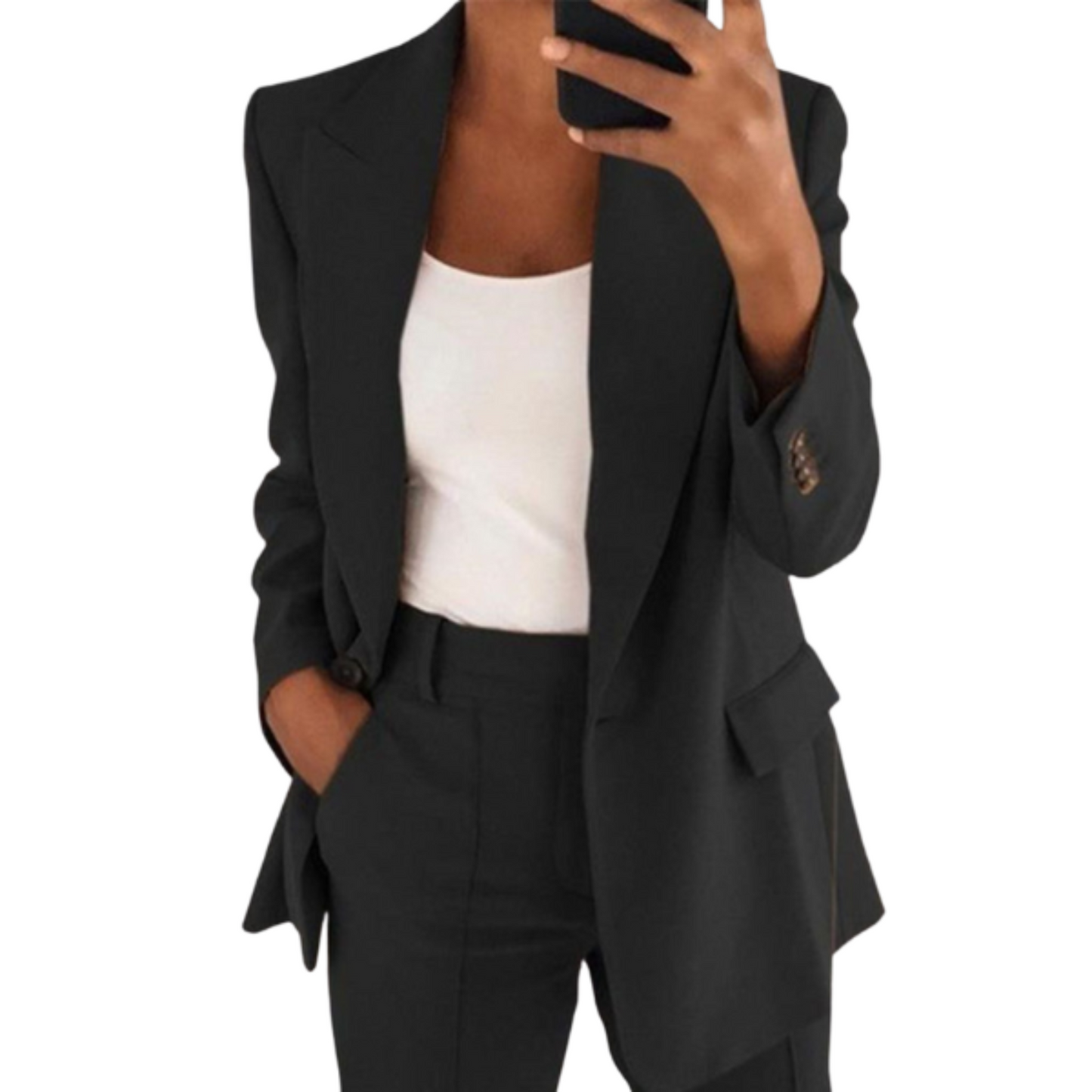 Dames Blazer Set Tweedelig Kostuum - Mode Vibes