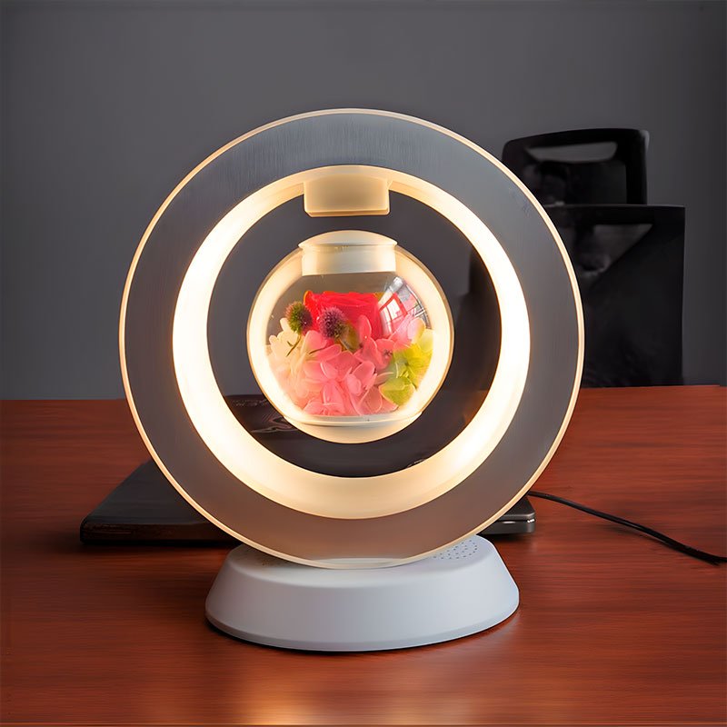 Magnetrone Levitatie Bloem met Rotatie