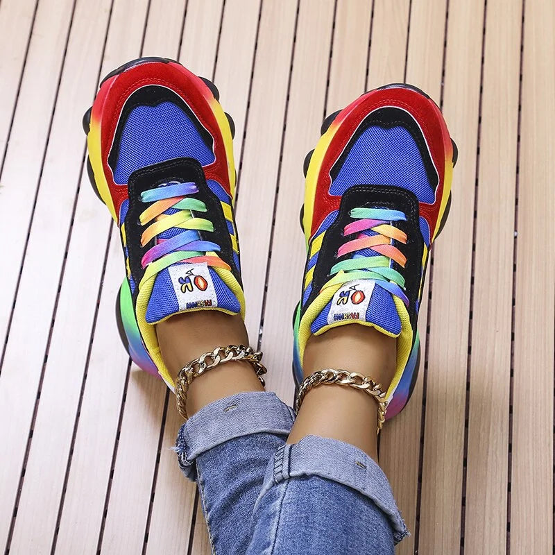 Eva Sneakers Comfortabel Meerkleurig Sportief - Mode Vibes