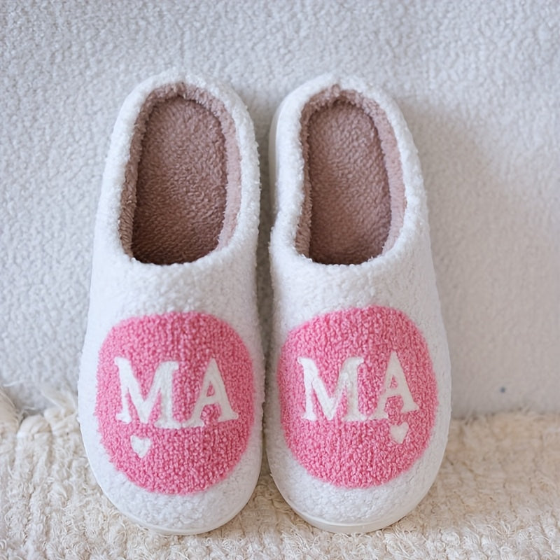 Geborduurde Hart Slippers Warm en Zacht - Mode Vibes