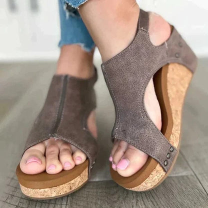 Dames Keilsandalen Orthopedisch Comfortabel Lara Wegner