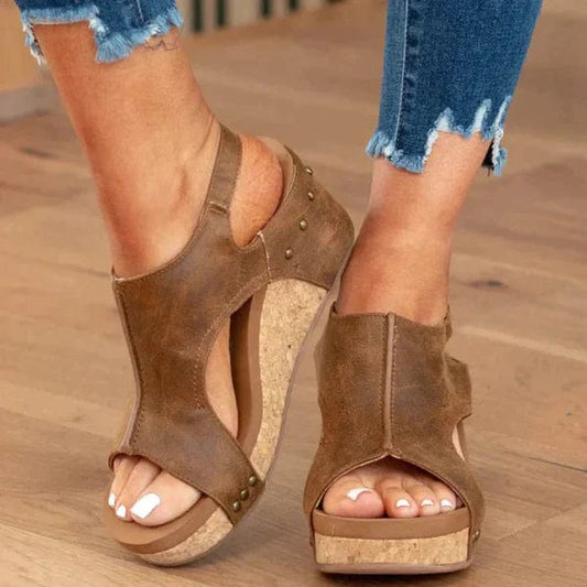 Dames Keilsandalen Orthopedisch Comfortabel Lara Wegner - Mode Vibes