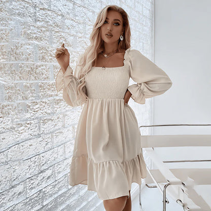 Eva | Mooie Zwarte Jurk in de kleur Wijnrood voor dames in stijl ideaal voor de lente.