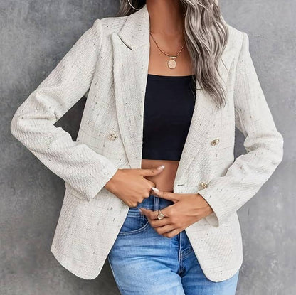 Chique Blazer Vrouw Herfstkleuren Lage Prijs - Mode Vibes