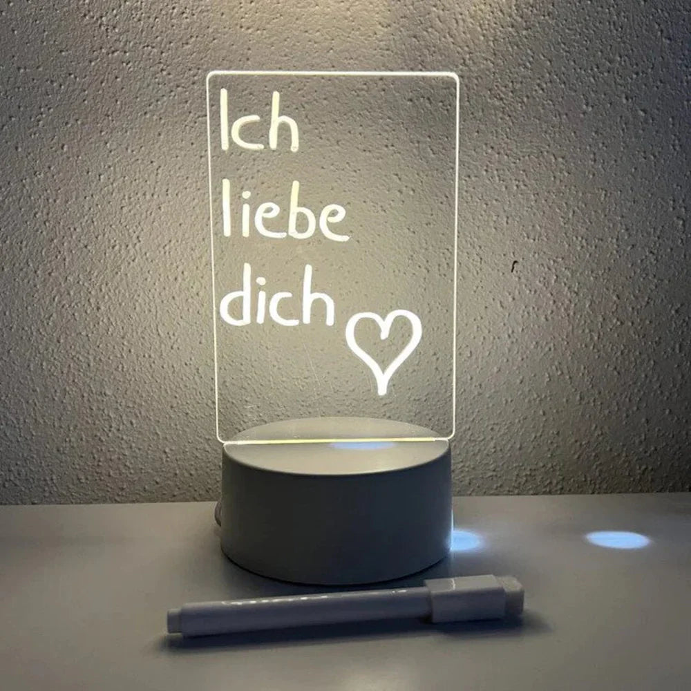 Glow in the Dark Notitieblok met Magische Verlichting