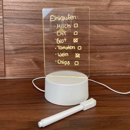 Glow in the Dark Notitieblok met Magische Verlichting