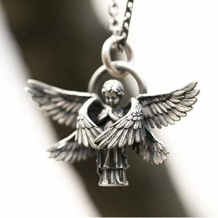 Engelenvleugel Ketting Serafim Bescherming Zilver - Mode Vibes
