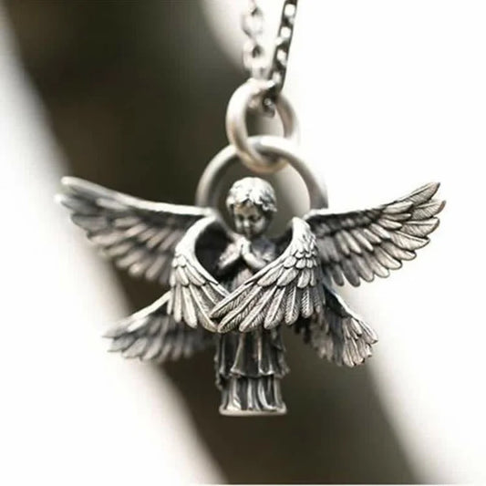 Engelenvleugel Ketting Serafim Bescherming Zilver - Mode Vibes