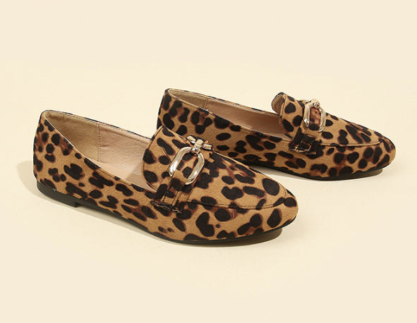 Dames Loafers Panterprint Chic Comfortabel