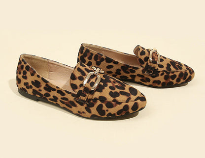 Dames Loafers Panterprint Chic Comfortabel