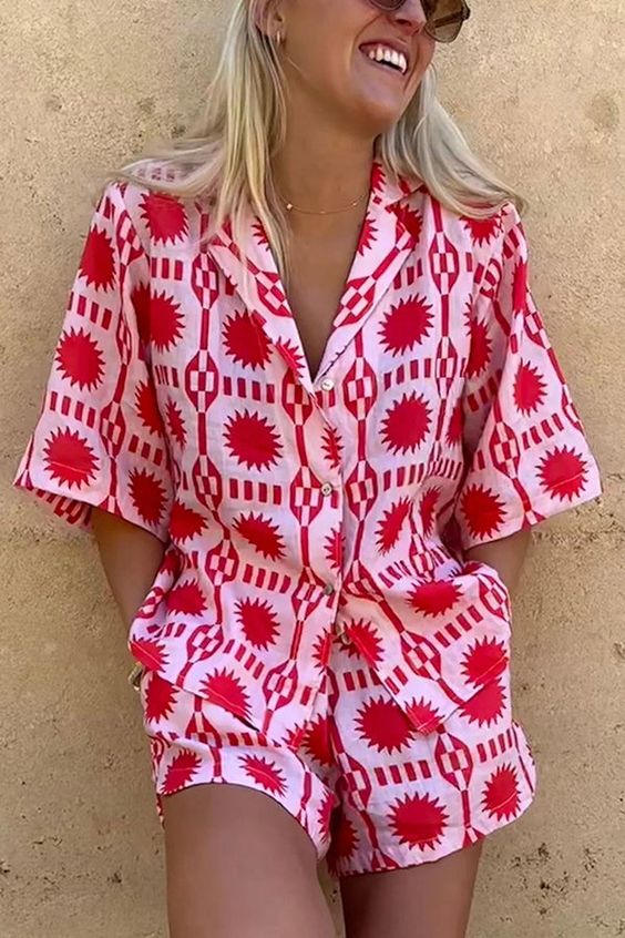 Zomer Modeset voor Vrouw Vrijetijdskleding - Mode Vibes