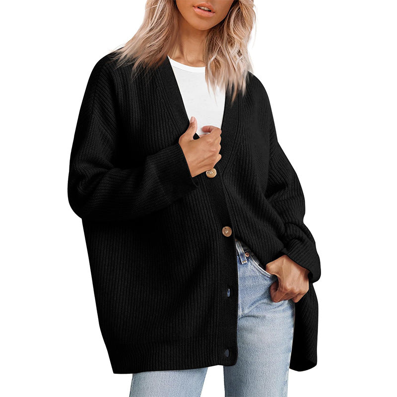 Dames Vest Zacht Gebreid met Knopen Elegante Stijl