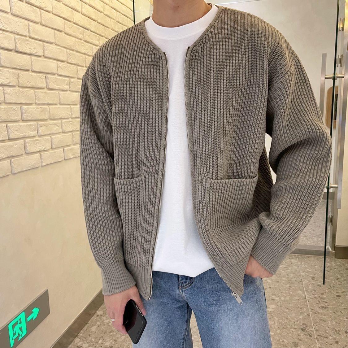 Heren Vest Casual Mode Donkerbruin Leer