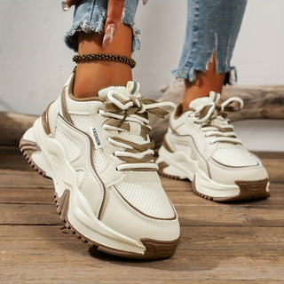Dames Sneakers Hoge Hak Comfortabele Zool