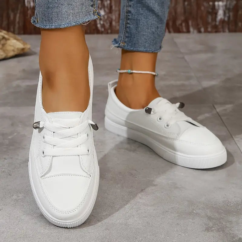 Dames Instappers Casual Comfortabel Leer - Mode Vibes