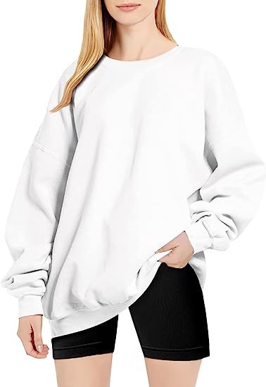 Dames Oversized Trui Ronde Hals Zacht Basic Model