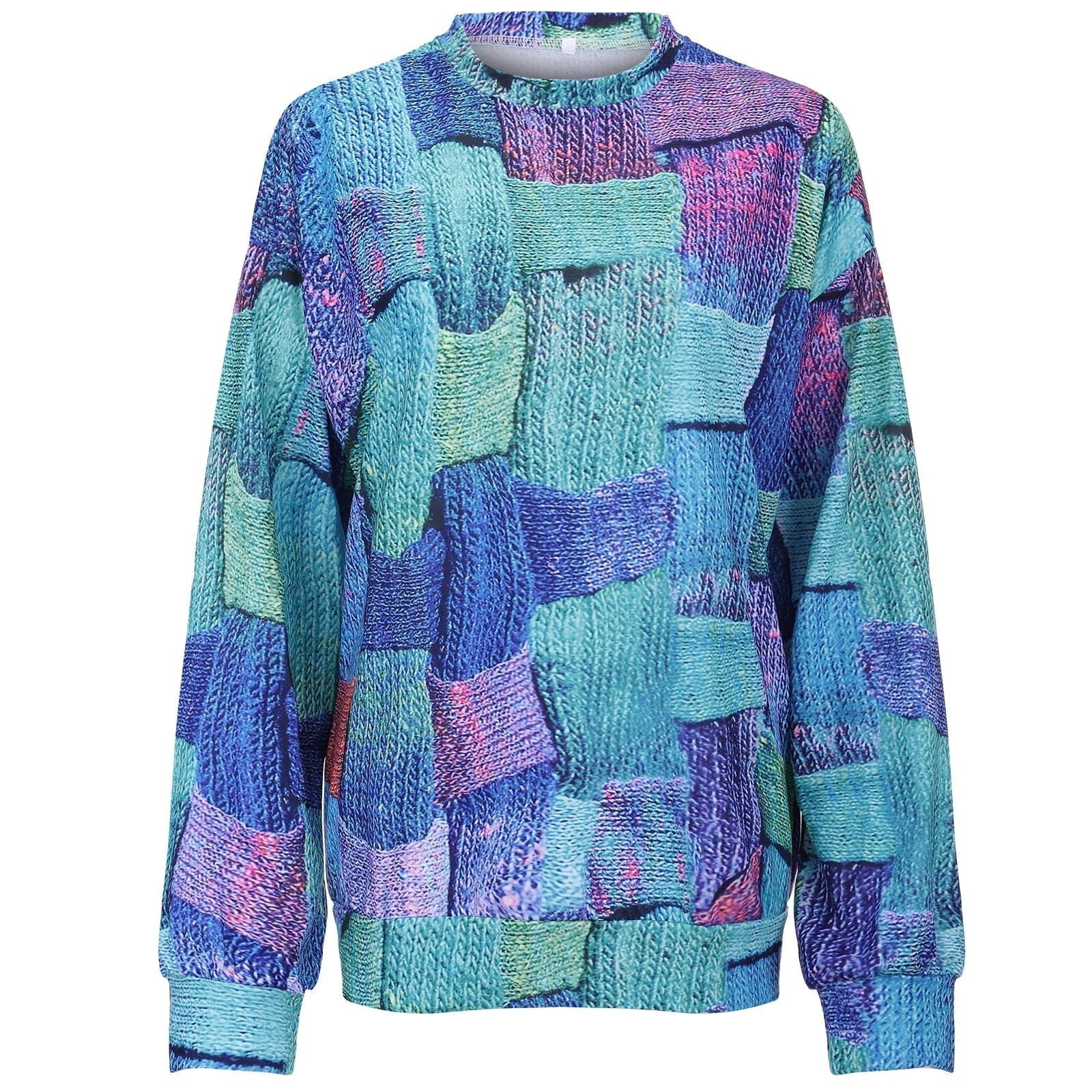 Vivelle Sweatshirt Uniek Kleurrijk Design - Mode Vibes