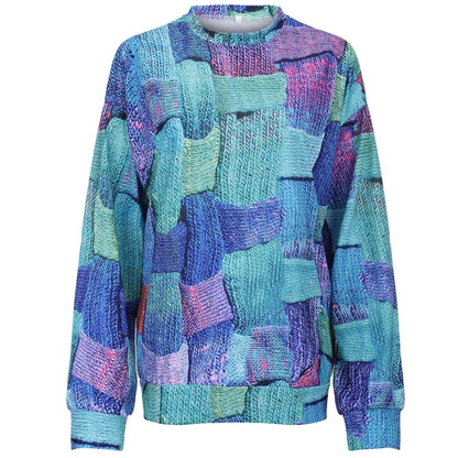 Vivelle Sweatshirt Uniek Kleurrijk Design - Mode Vibes