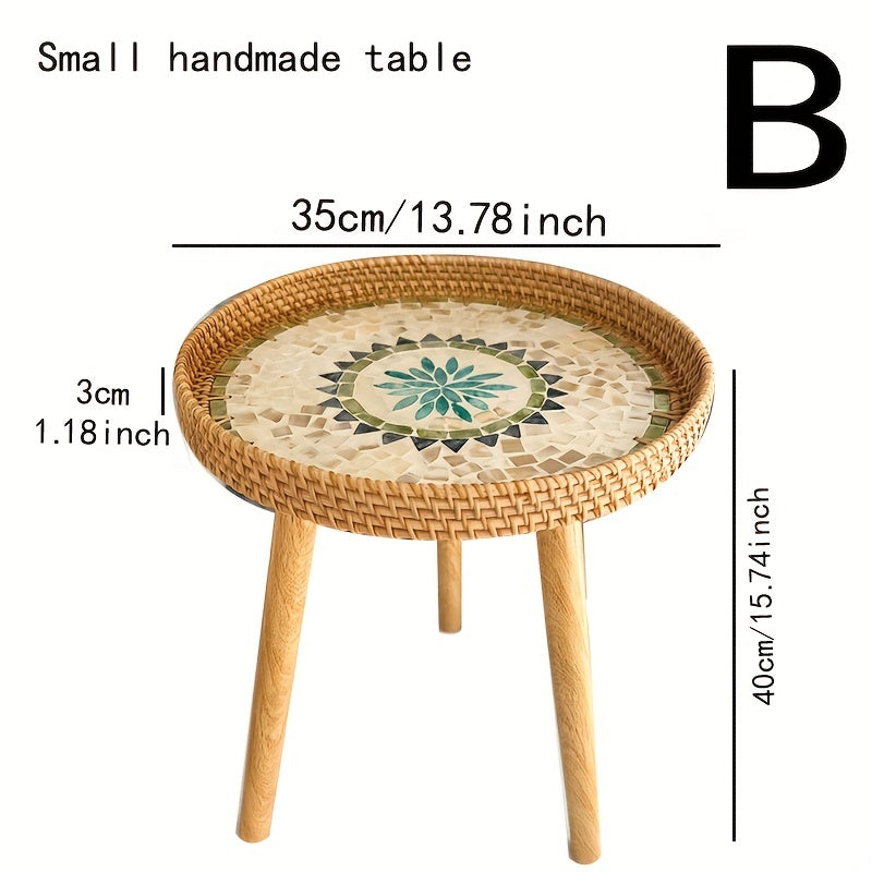 Rotan Bijzettafel Scandinavisch Design Elin
