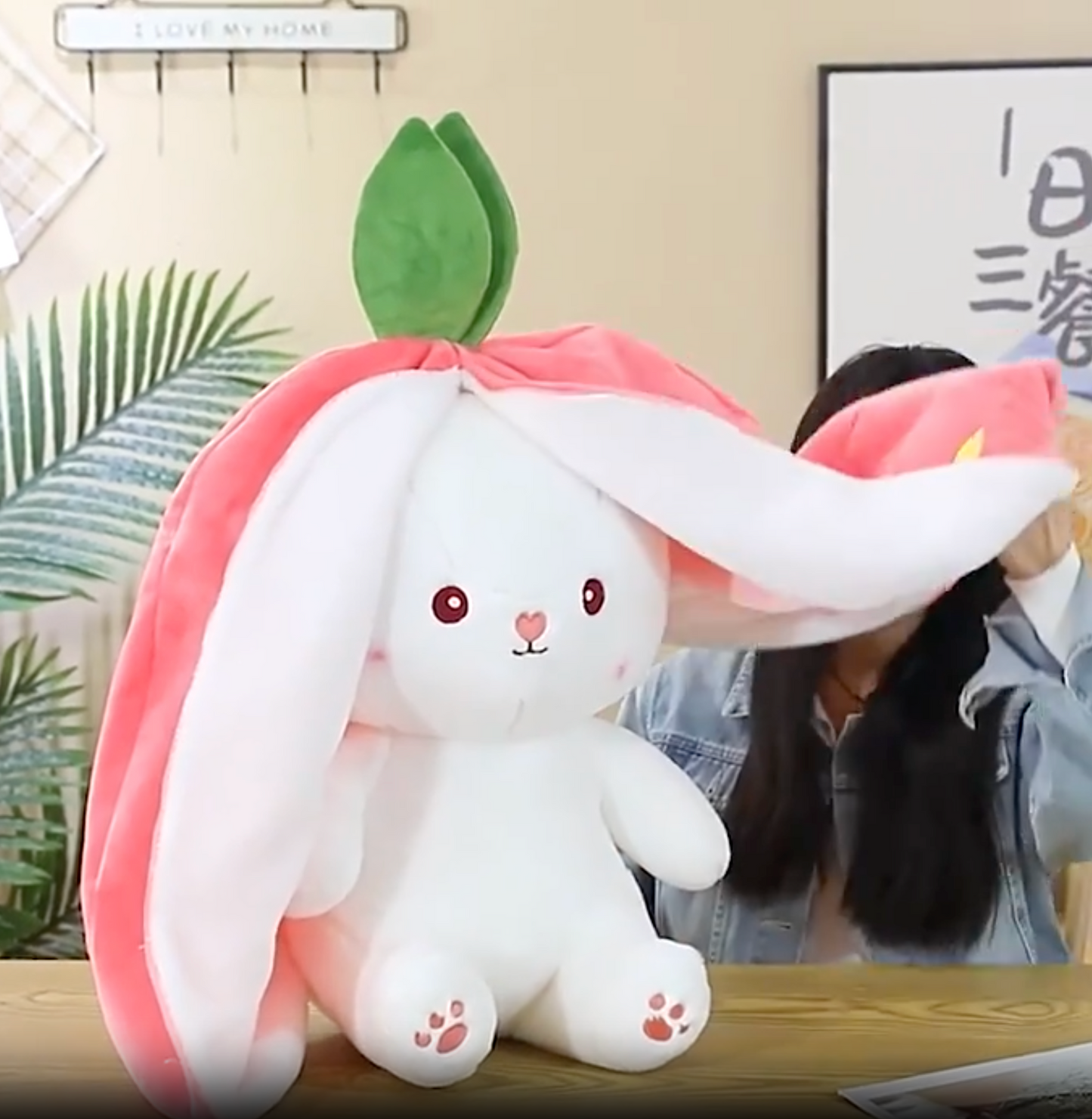 Knuffel Konijn Pluche Zacht Snuffelbun
