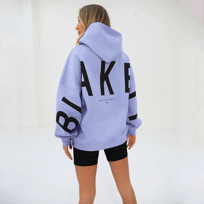 Dames Hoodie Warm Met Capuchon en Leuke Print Savannah