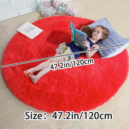 Rond Plush Vloerkleed Zacht en Zachtaardig Clouda