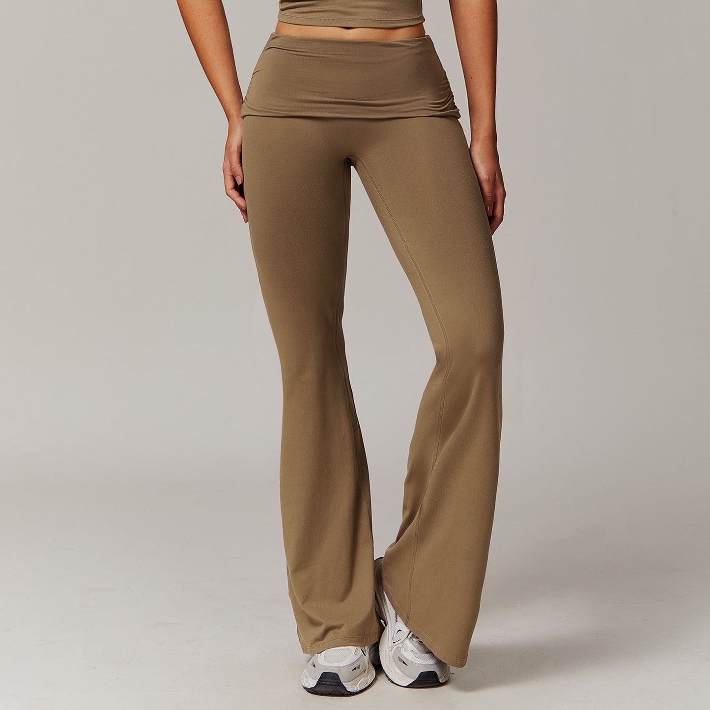 Yoga Broek Dames Comfortabel Hoge Taille Flared Sportbroek