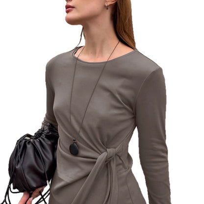 Dames Tweedelige Set Retro Stijl Top en Lange Rok