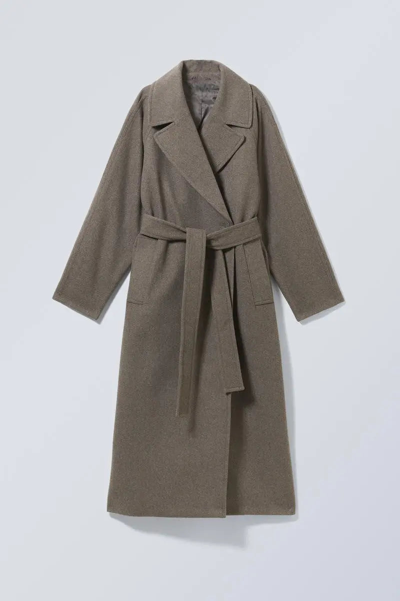 Wollen Mantel Oversized Lange damescoat