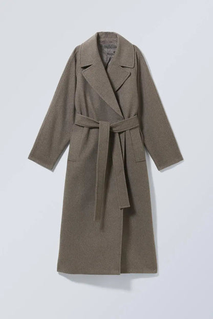 Wollen Mantel Oversized Lange damescoat