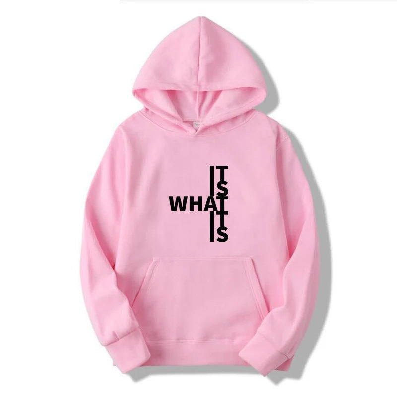 Dames Hoodie Warm met Leuke Statement Tekst Print