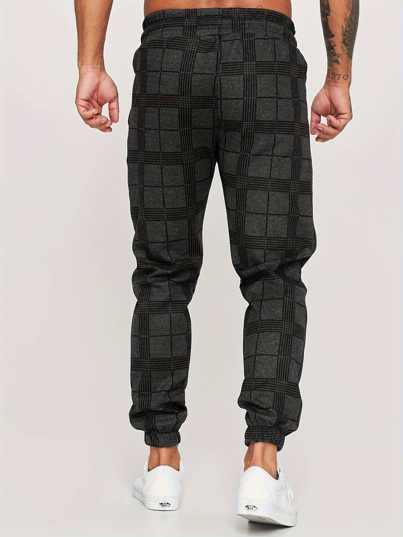Heren Sweatpants Zwart Comfortabel Joggingbroek