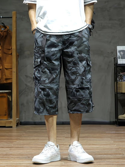 Heren Cargo Broek 3/4 Lengte Comfortabel