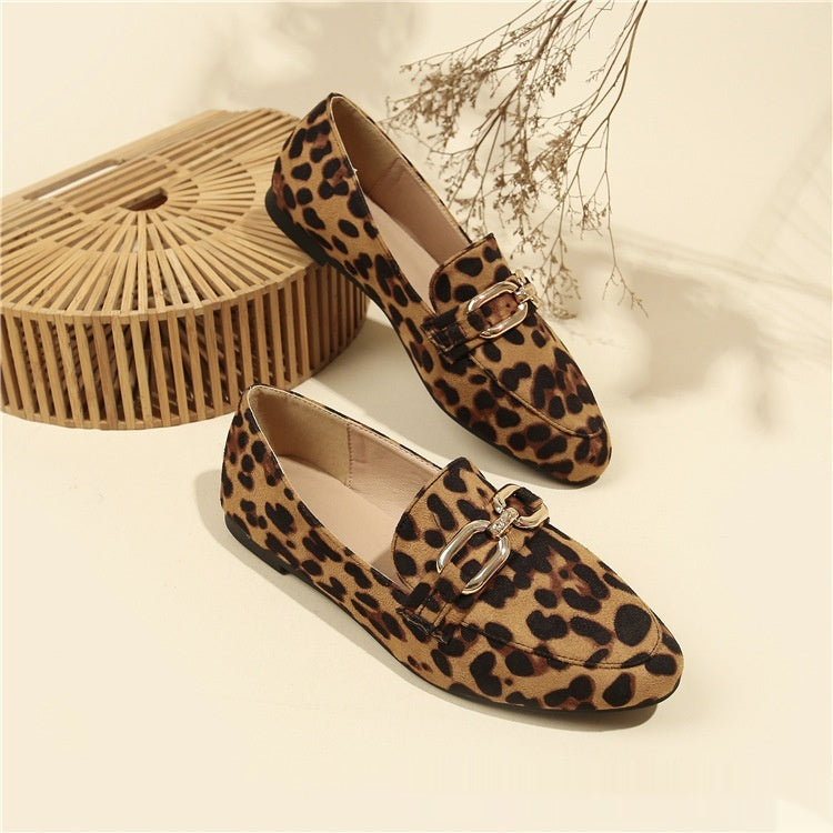 Dames Loafers Panterprint Chic Comfortabel