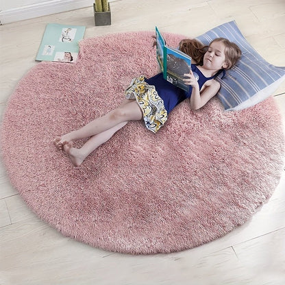 Rond Plush Vloerkleed Zacht en Zachtaardig Clouda