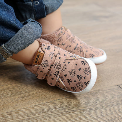 Warme Babyboots Noor met Klittenband voor Winter