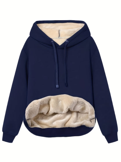 Dames Hoodie Warm Fleecevoering Zacht en Comfy - Mode Vibes