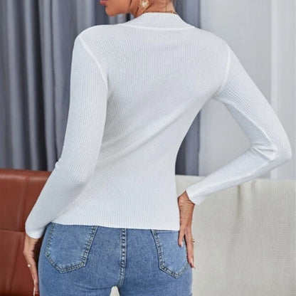 Dames Geribde Coltrui Top Zwart Essential Basis