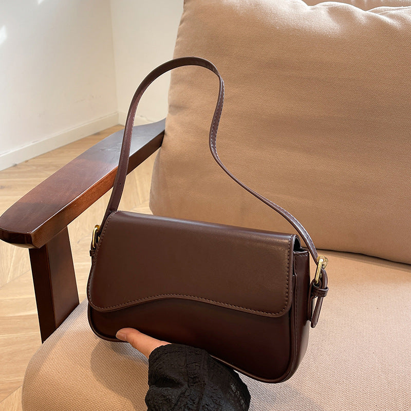 Dames Handtas Vegan Leer Golvend Design Elegante Stijl