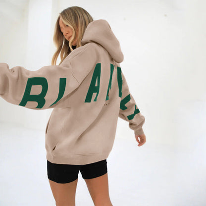 Dames Hoodie Warm Met Capuchon en Leuke Print Savannah