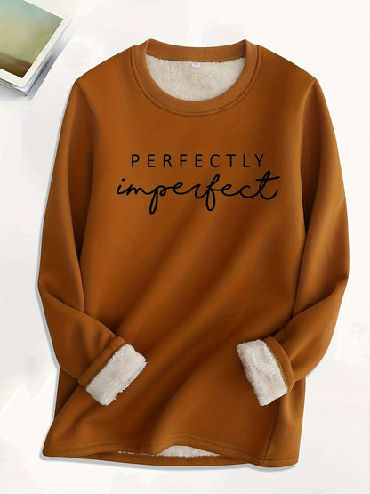 Zachte Fleece Sweatshirt voor Dames - Mode Vibes