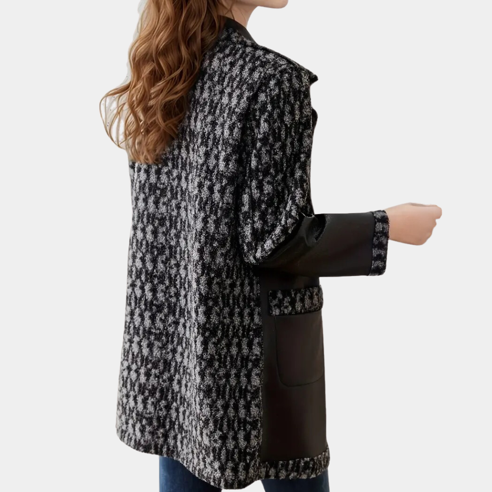 Damesjas Warm Zwart Luxe Renée