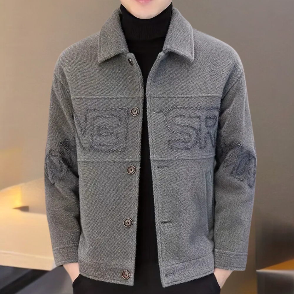 Herenjas Luxe Leren Jack met Tijdloos Design