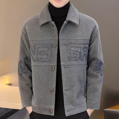 Herenjas Luxe Leren Jack met Tijdloos Design