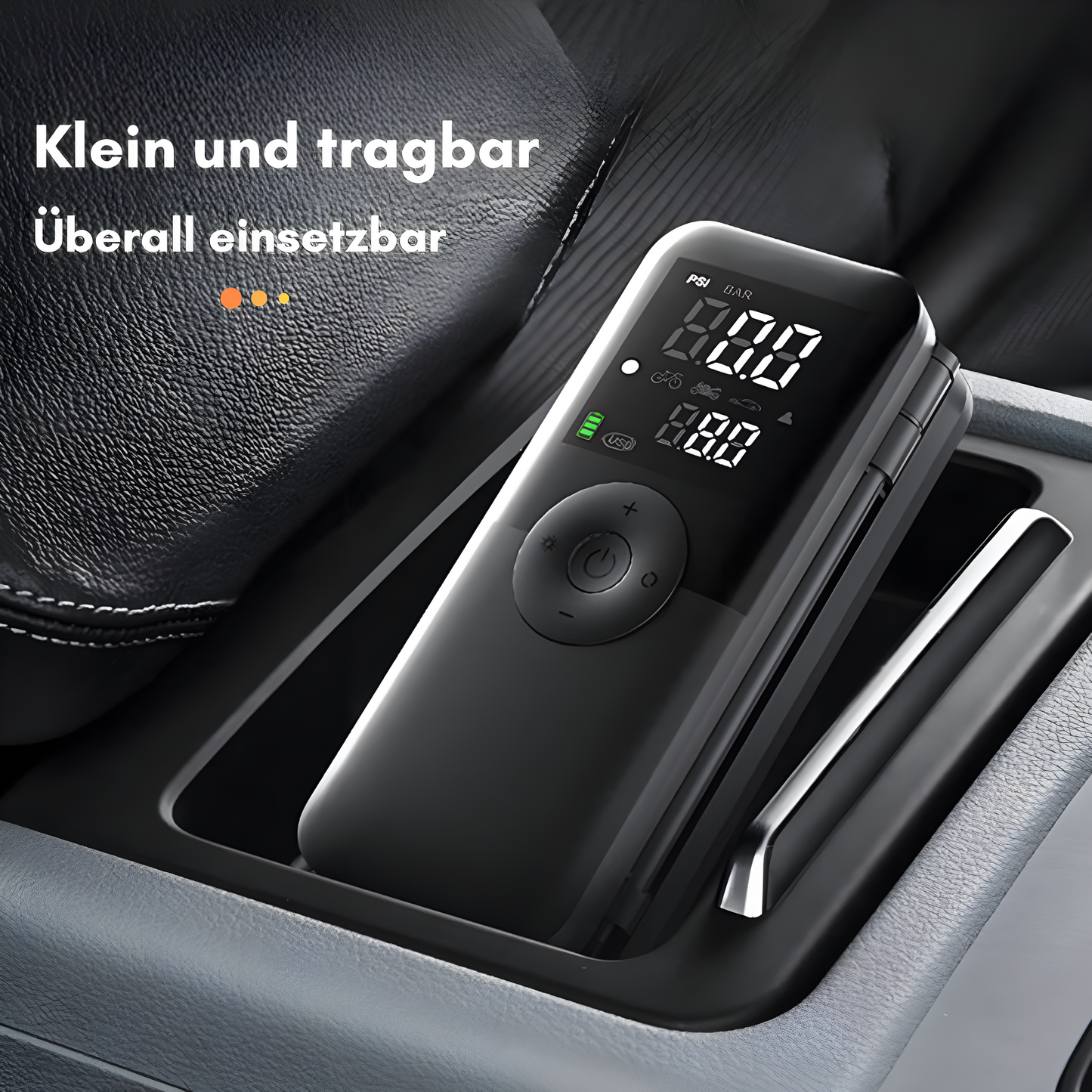 Draagbare Luchtpomp Accu Slim en Mobiel