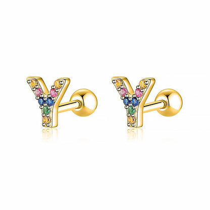 Kleurige Oorbellen Letter O - Uniek Sieraden