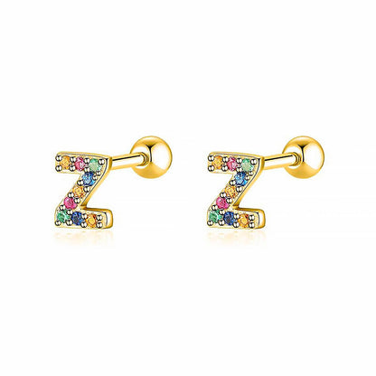 Kleurige Oorbellen Letter O - Uniek Sieraden